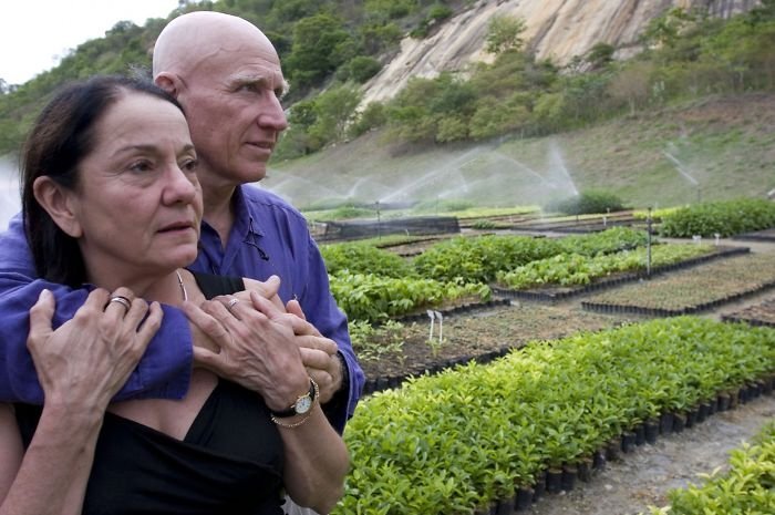 Brazilian couple plants over 2 million trees to revive a once-devastated forest.