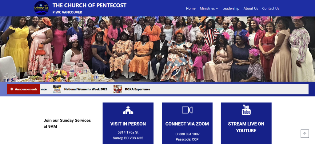 the church of pentecost vancouver